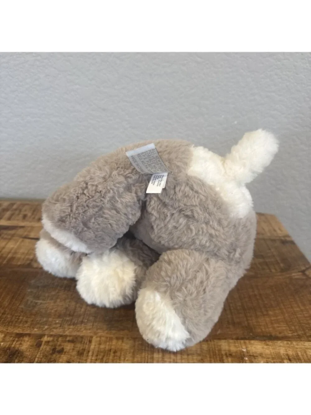 Bearington Collection Plush Puppy Soft 13 Toy Stuffed Animal Beige Tan Cream